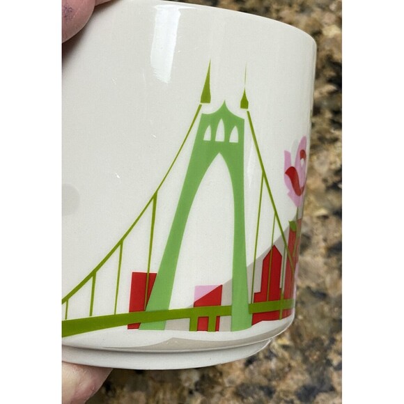 Portland Oregon OR Starbucks You Are Here Collection Coffee Mug MINTY 2014 - Picture 4 of 9